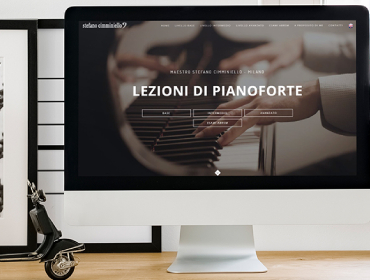 Creazione sito web professionale lezioni pianoforte Lecco - Sito insegnante pianoforte Lecco - Sito web insegnante musica Lecco - Creazione siti web Lecco